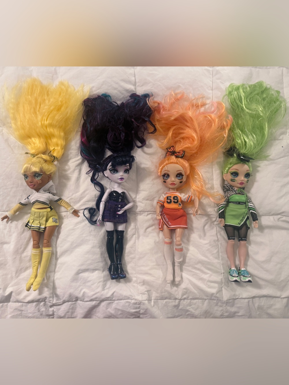4-Doll Rainbow High & Shadow High Bundle